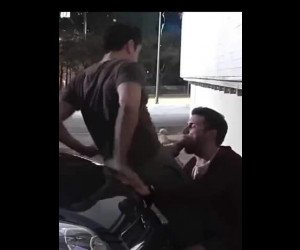 Amateur Porn: gas station amateur gay blowjob